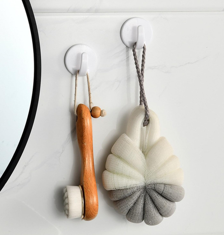 6 Pcs Adhesive Plastic Hooks - Small Wall Hooks for Hanging, Drill-Free, Seamles gallery
