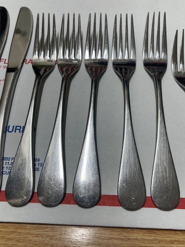 POTTERY BARN PBN7 STAINLESS Flatware Set of 19 Pieces gallery