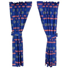 College Covers Everything Comfy Florida Gators Curtain Panel Set, 2 Panels, 2 Ma