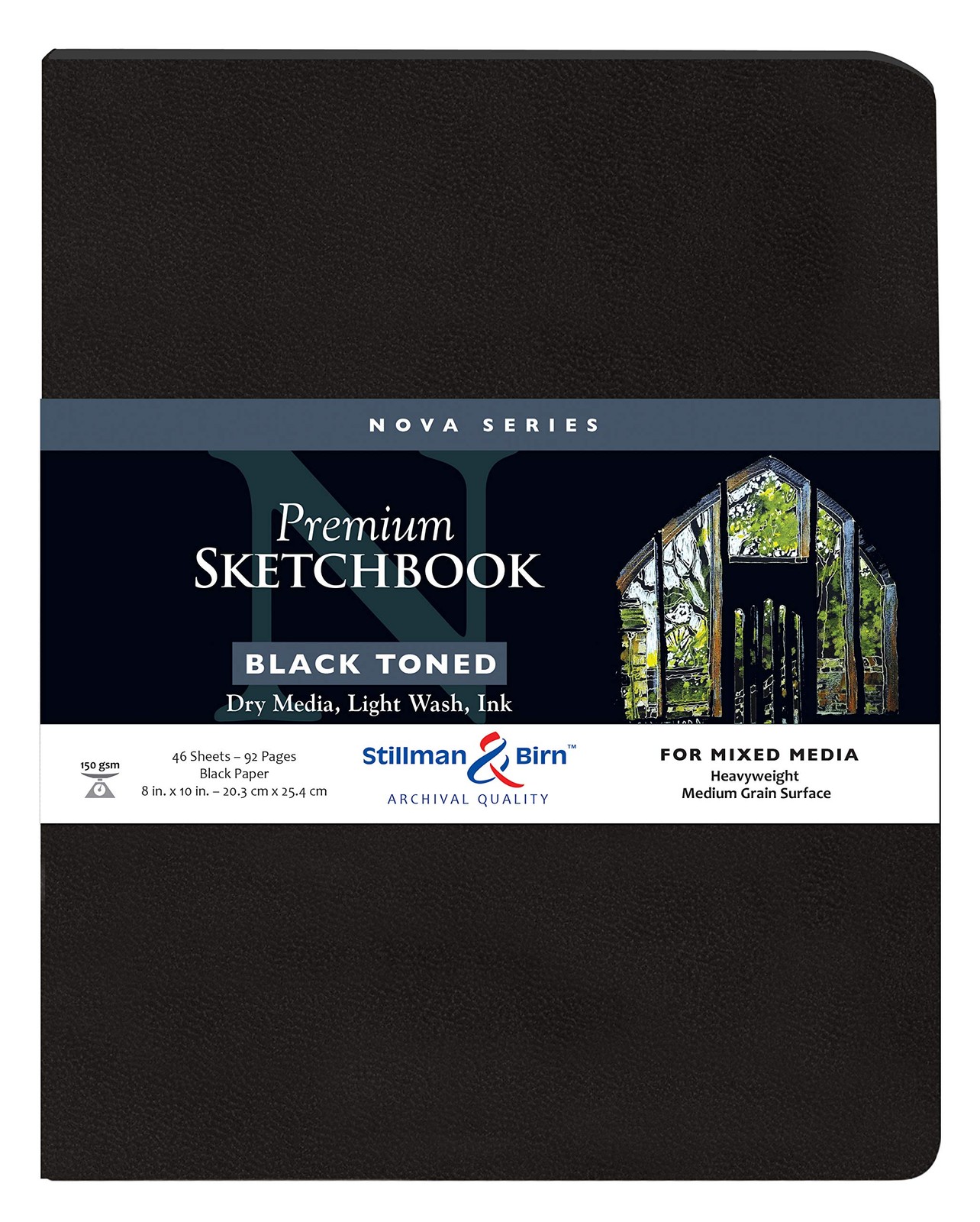 Stillman & Birn Nova Series - Softcover Sketchbook - Portrait 8 x 10 - 150gsm gallery