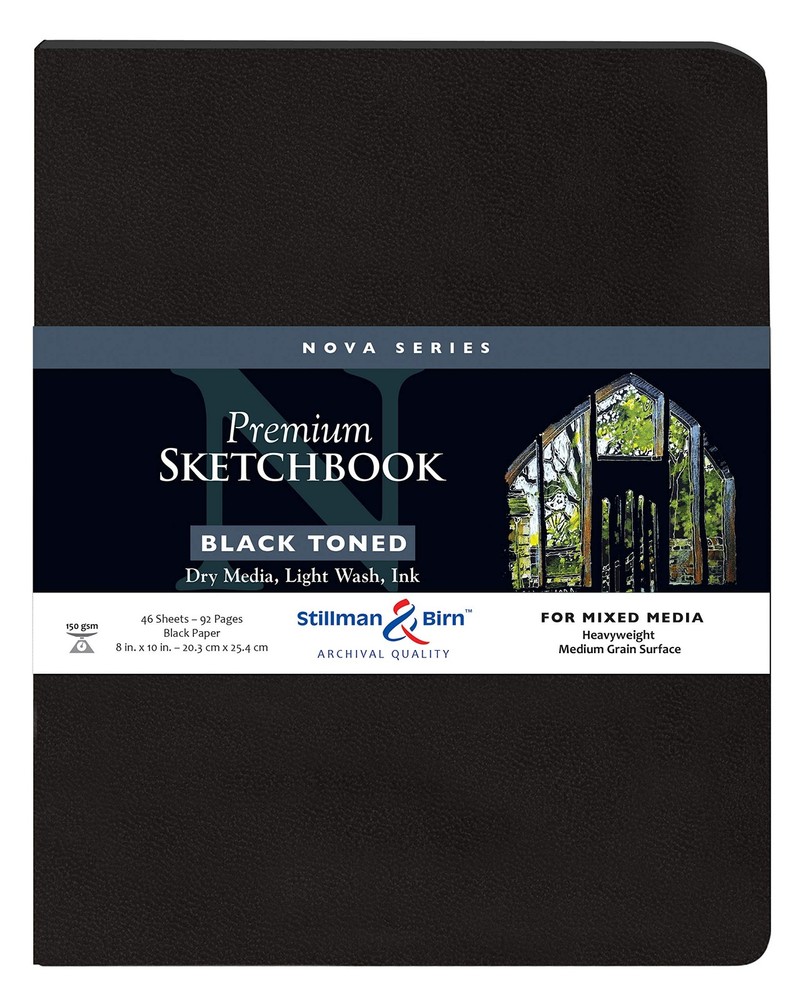 Stillman & Birn Nova Series - Softcover Sketchbook - Portrait 8 x 10 - 150gsm