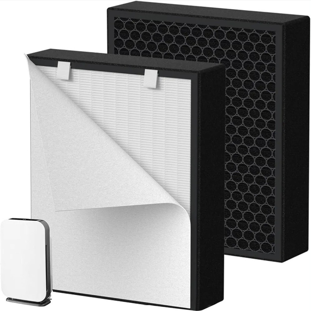 2 Pack 75i True HEPA Replacement Filter w/Carbon Compatible For BreatheSmart 75i