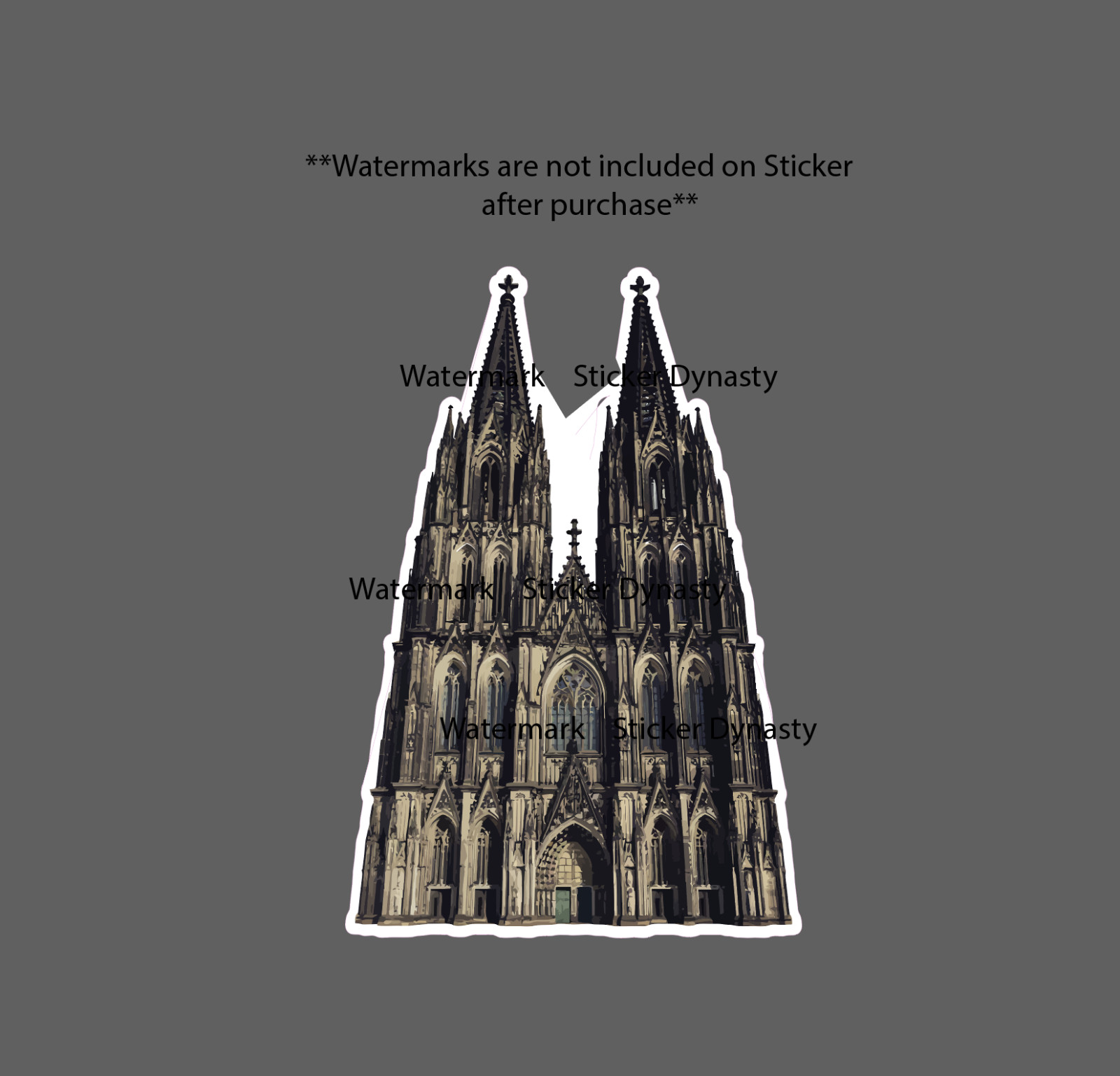 Cologne Cathedral Sticker Waterproof Decal Jesus Faith Church Germany Gift NEW gallery