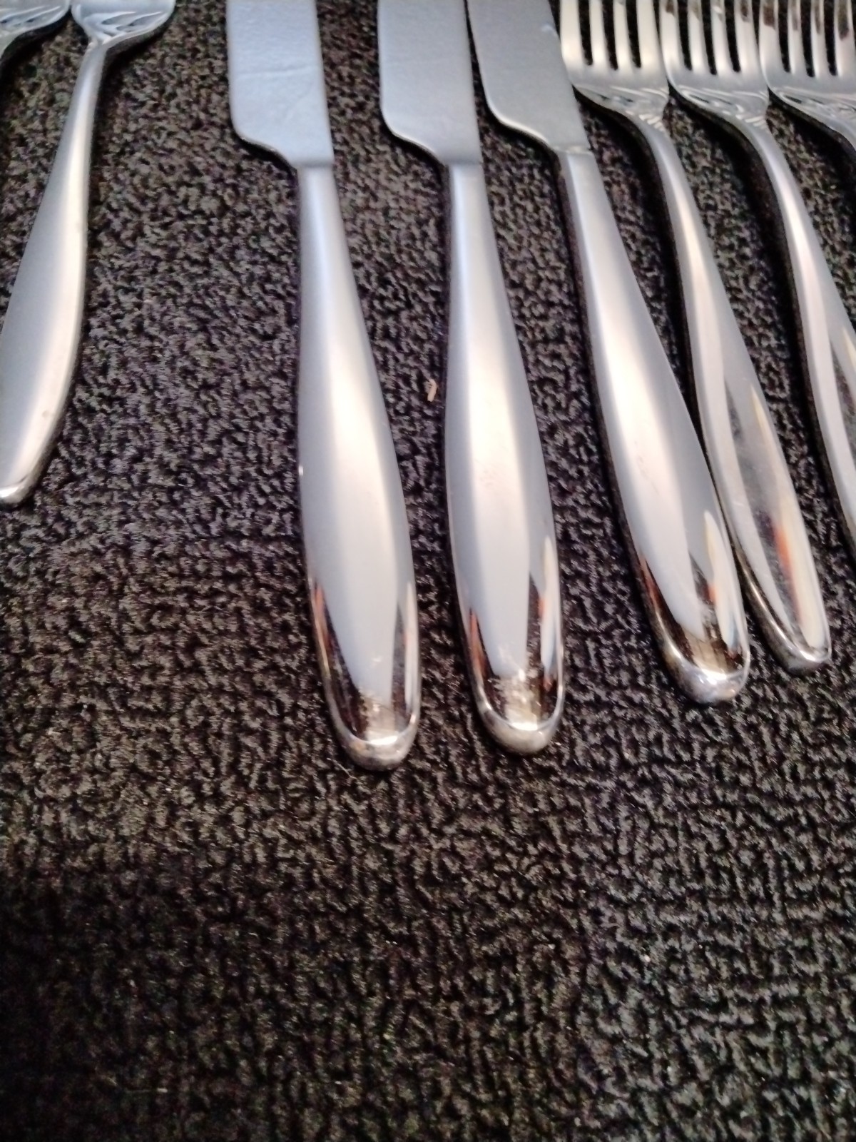 19 Pieces GS Gourmet Settings 18/10 Glossy Stainless Flatware gallery