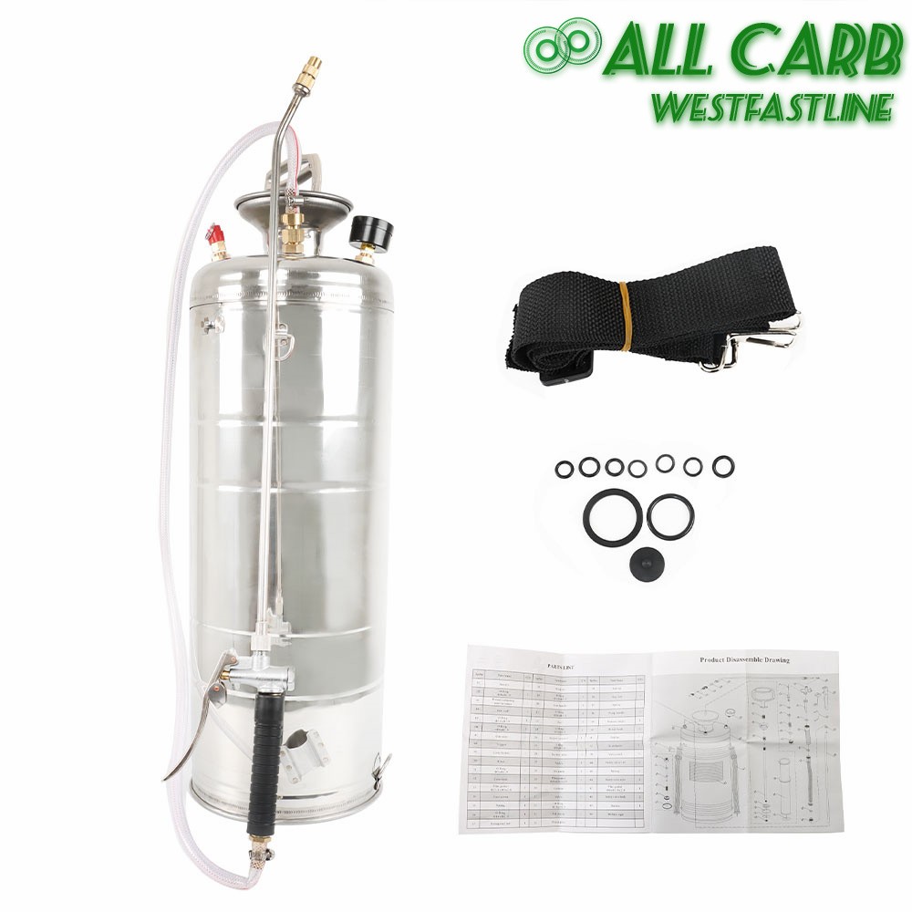 3.5 Gallon Pump Sprayer Stainless Steel 14L Garden Spray Indoor And Outdoor gallery