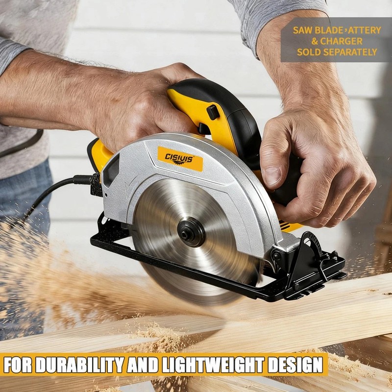 7-1/4" Cordless circular saw compatible FOR DEWALT 20V MAX battery(NO battery ) gallery