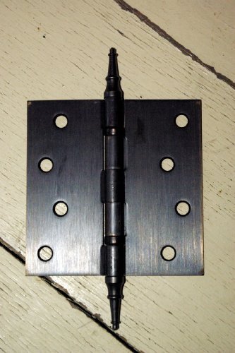 Everything Doors Oil Rubbed Bronze 4 X SQ Hinge with Steeple Tip | Door Hardware gallery