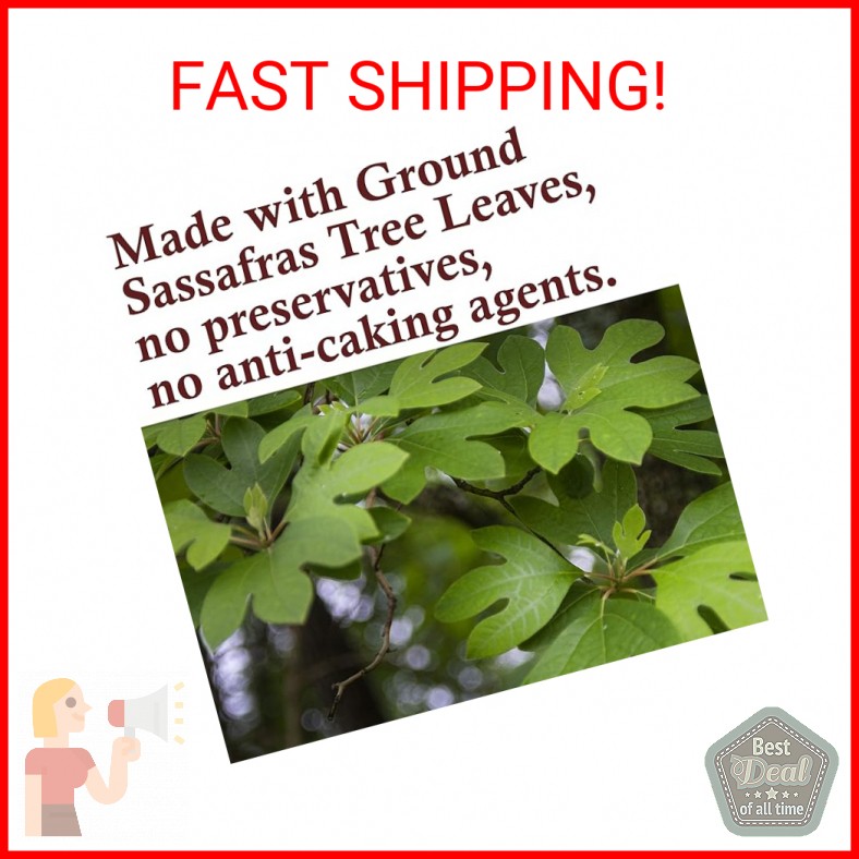 The Spice Way Gumbo File - (4 oz) Gumbo File Powder Made with premium ground Sas gallery