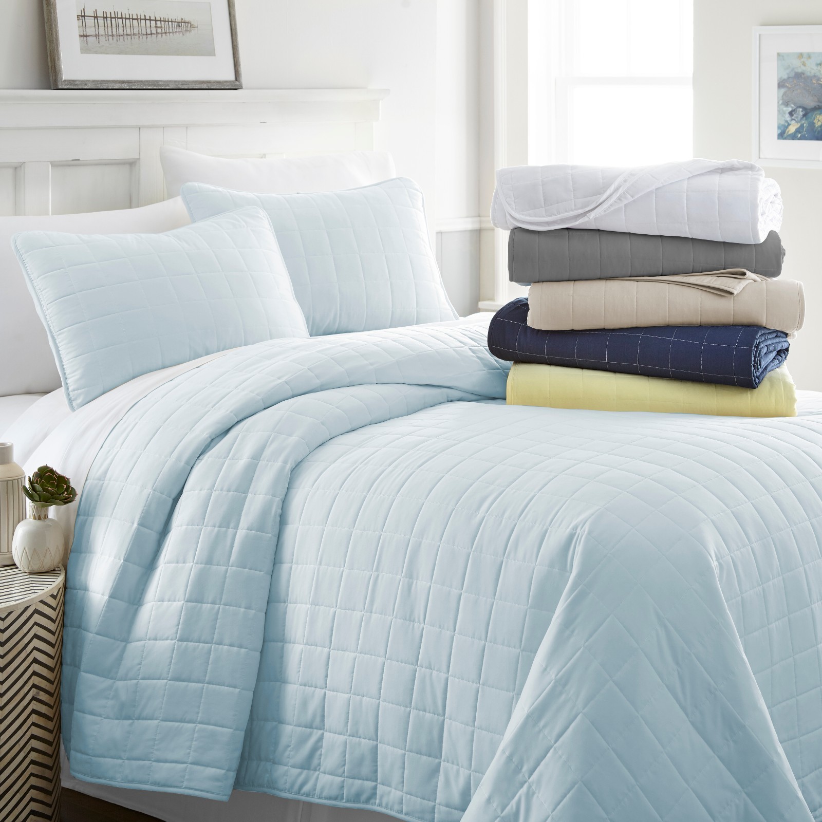 Quilted Coverlet Set Softest Fashion Collection By Kaycie Gray - 3 Designs gallery