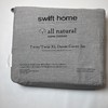 NEW Swift Home Prewashed Yarn-Dyed 100% Cotton Twin/Twin XL Duvet Cover Ash Gray gallery