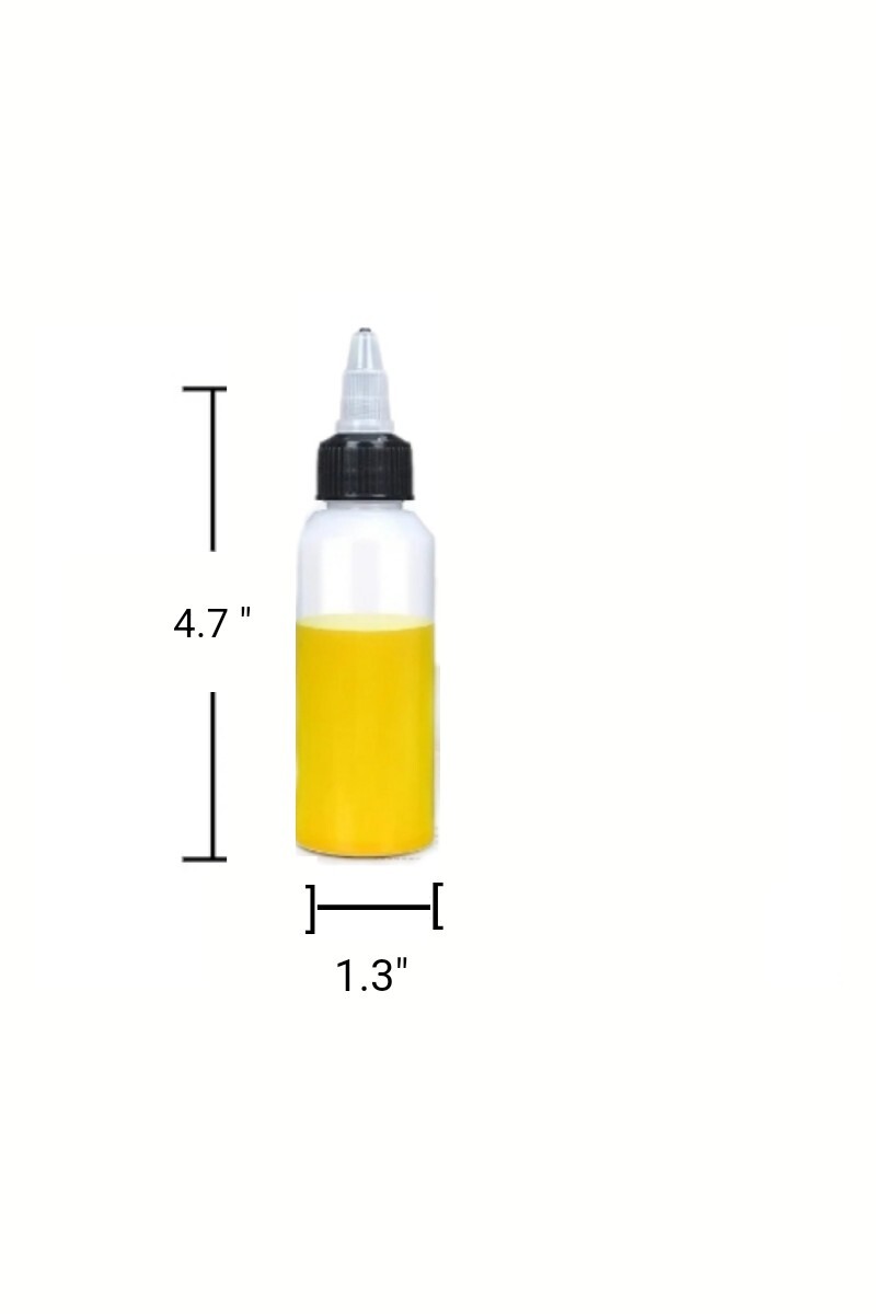 24 Pcs 2oz Squeeze Bottles With Screw Top Caps Plastic Clear Dispensing Bottles gallery