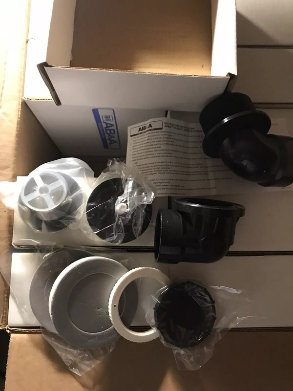 AB&A 62070 Half Kit ABS CLASSIC Rough In CP w /TEST KIT AND STRAINER, NEW gallery
