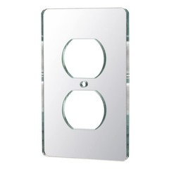 Mirror Light Switch Plates Double Hole Outlet 4.72 X 2.91 Switch Light Cover D
