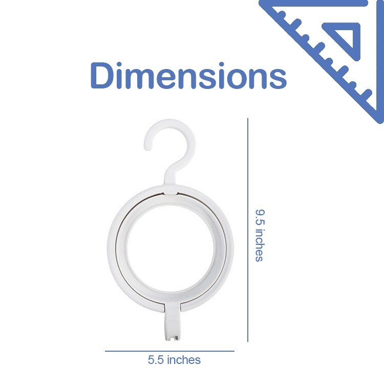 Foldably 3-Tier Foldable Hanging Hooks: Compact, No Installation Required gallery