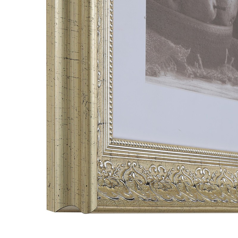 4-Pack Custom Picture Poster Frame 3-1/2" Silver Victorian 16x20 24x36 1556-S125 gallery