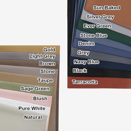 Short Curtains 36 Inches Long, Small Half Window 40"W x 36"L (Pack of 2) Taupe gallery