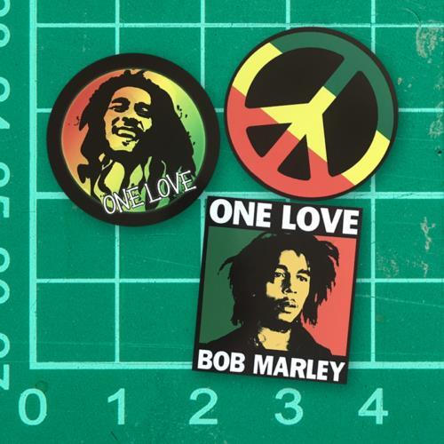 Bob Marley Sticker one love gallery