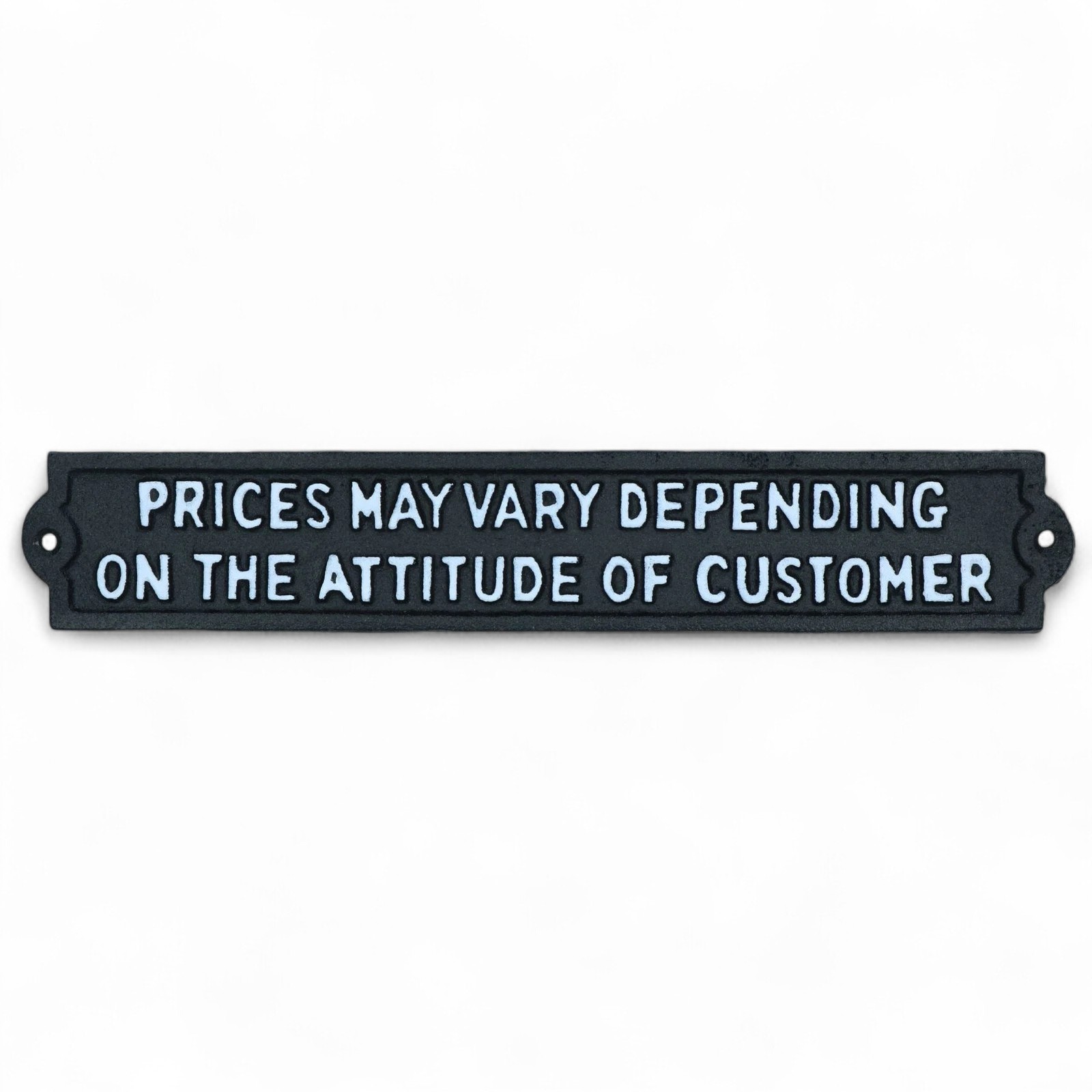 Prices May Vary Plaque gallery