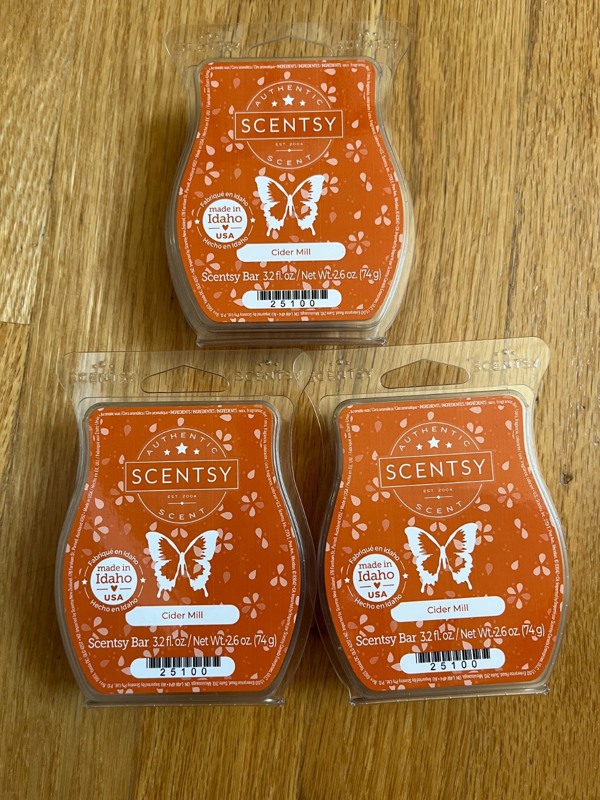 Scentsy Wax Bars Cider mill 3 Pack gallery