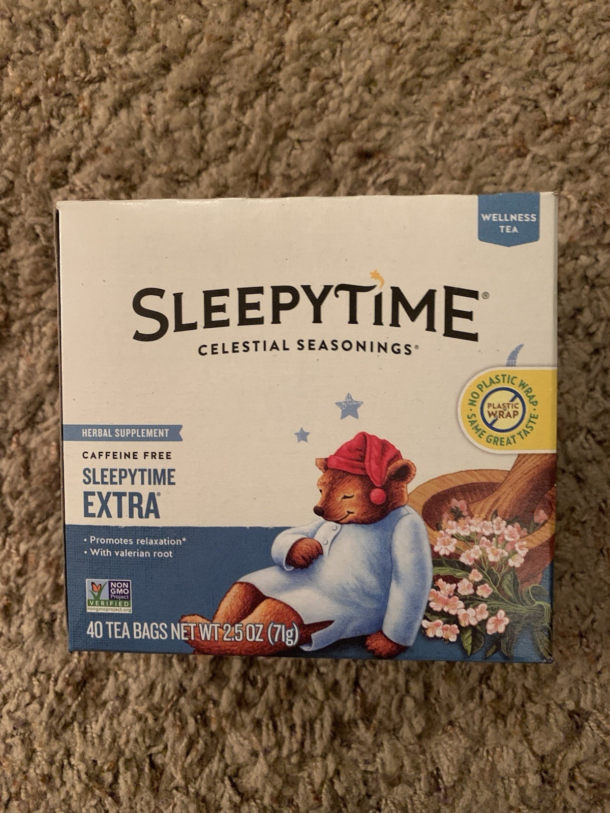 Wellness Tea, Sleepytime Extra®, Caffeine Free, 40 Tea Bags, 2.5 oz (71 g) gallery