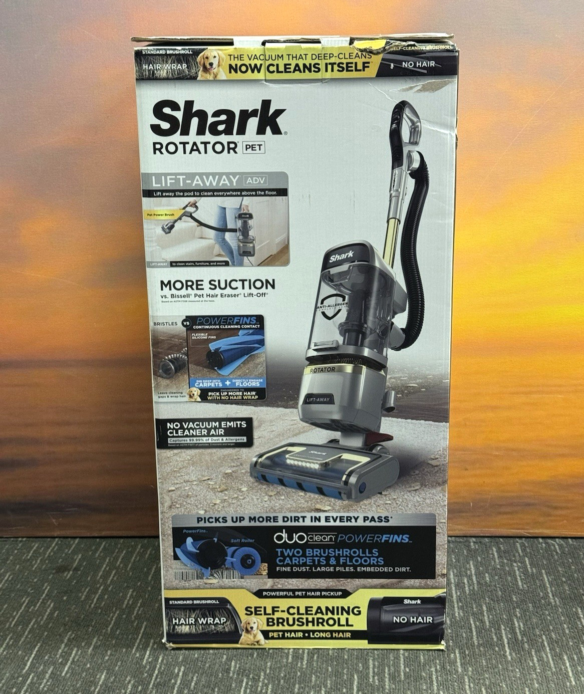 Shark Rotator Lift-Away ADV DuoClean PowerFins w/ Self-Cleaning Brush Roll gallery