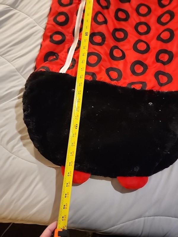 Happy Nappers Ladybug Pillow & Sleeping Bag 2-in-1 - Medium 54"x20" for Kids 3+ gallery
