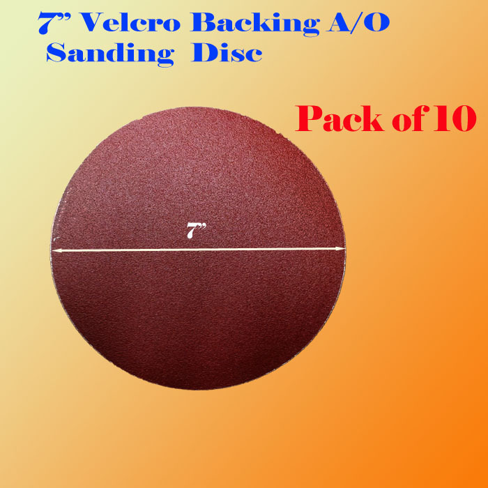 10x 7" 40 Grit Sanding Disc Paper Hook and Loop Backing Sander Abrasive Air gallery