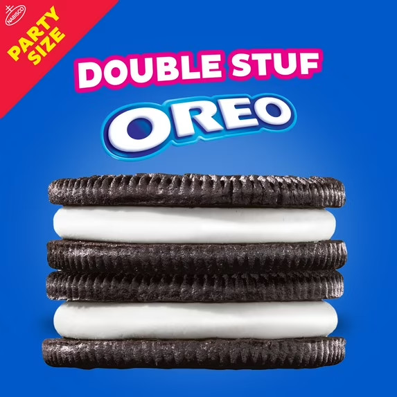 OREO Double Stuf Chocolate Sandwich Cookies, Party Size, 24.95 oz gallery