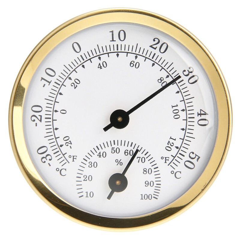 Mini Analog Humidity Temperature meter Gauge Thermometer Hygrometer Household * gallery