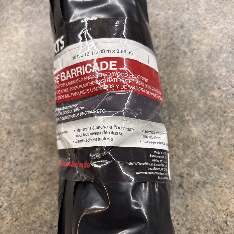 Roberts Moisture Barricade Underlayment Film For Laminate Floors 120 Sq. Ft gallery