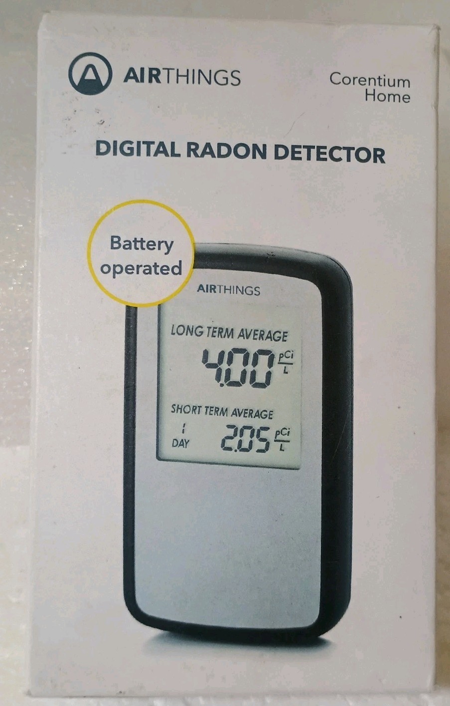 Airthings Corentium Home Digital Radon Gas Detector gallery