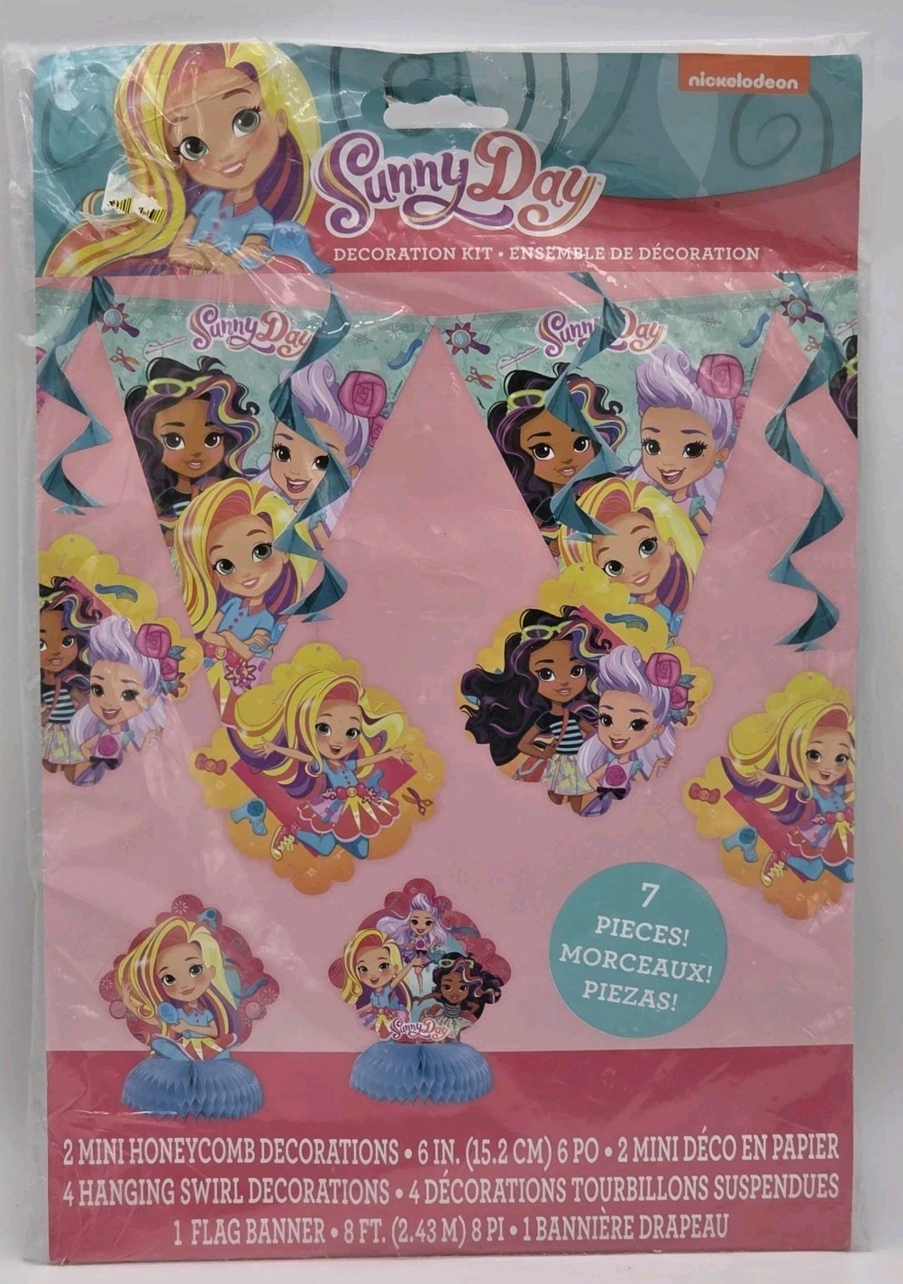 Sunny Day Birthday Party Decoration Kit 7 Piece Banner Hanging Nickelodeon gallery