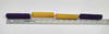 Beeswax Candles with Honeycomb Pattern 4" Purple and Yellow Lot of 4 UNLIT gallery