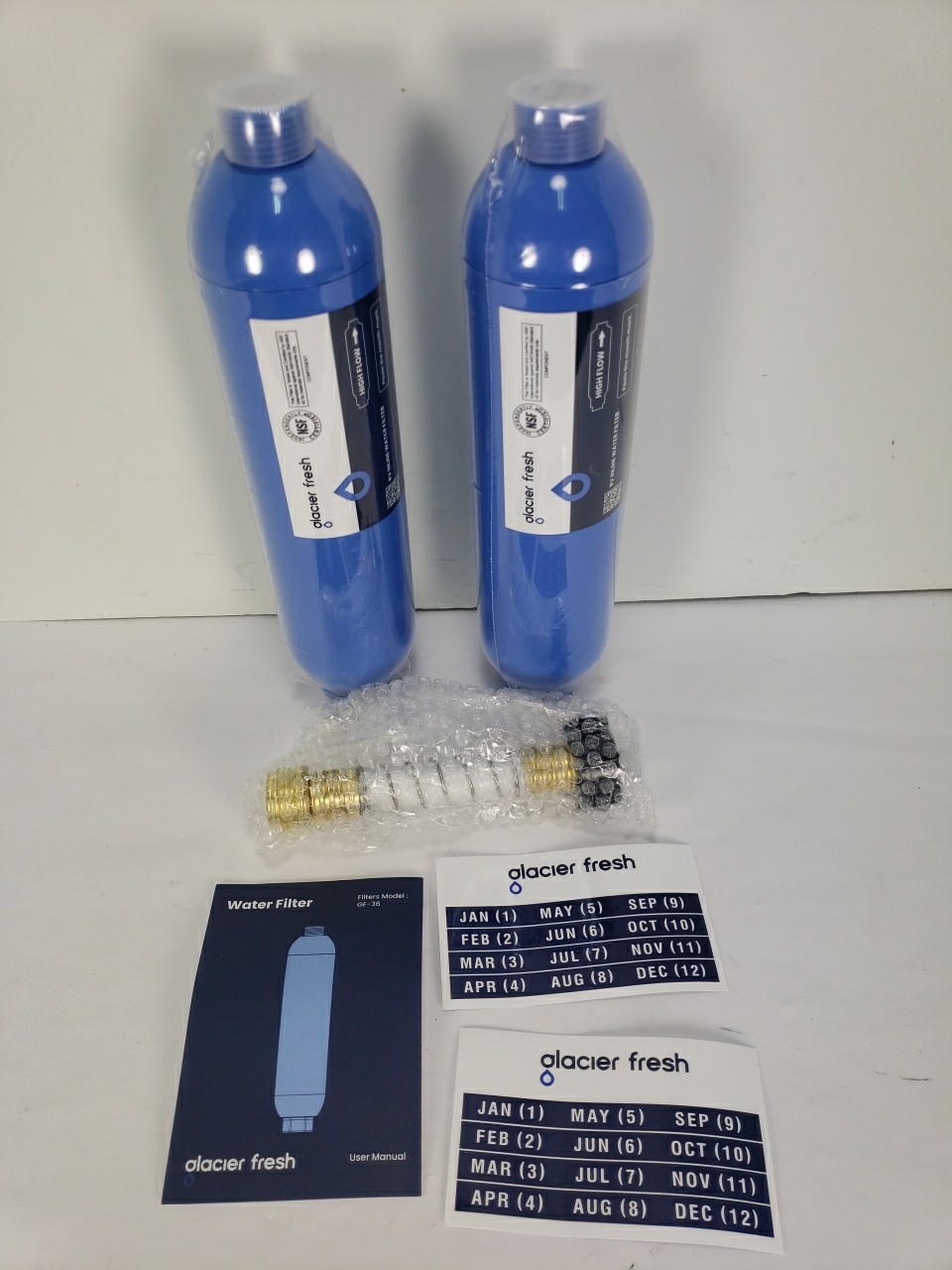 NEW GLACIER FRESH RV / MARINE INLINE WATER FILTER WITH 1 HOSE MODEL : GF-36 gallery