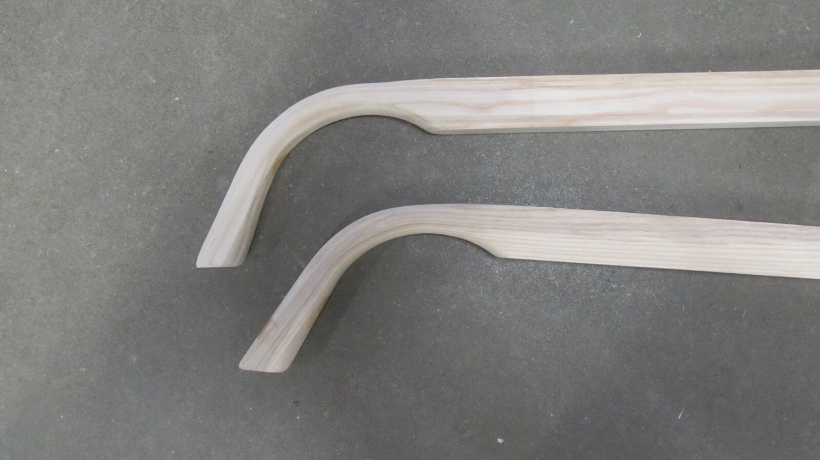 Amish made Plow Handles Made from Red Oak 1 Pair of Plow Handles Steam Bent gallery