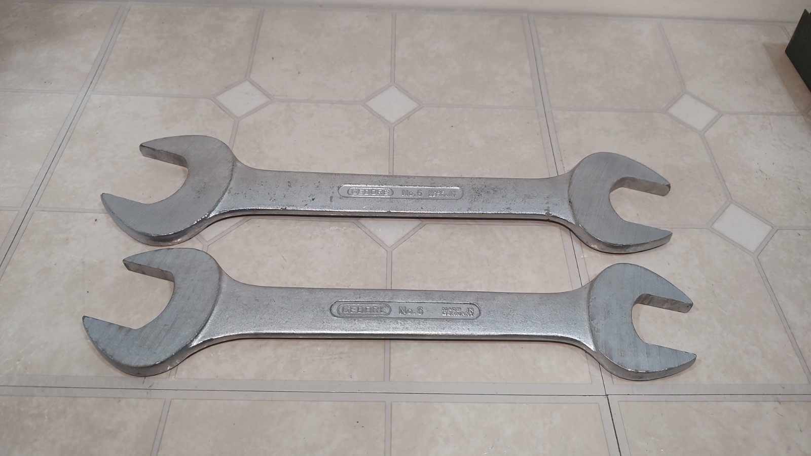 Gedore SAE Open End Wrench No. 6 Germany Drop Forged Set 15/16 - 1 1/2 gallery