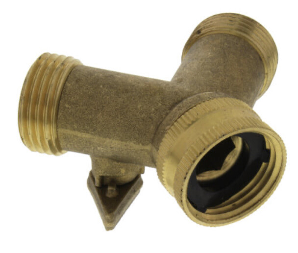 Jones Stephens 10 Pack Heavy Brass hose Wye splitter Y Adapter Connector G20053 gallery