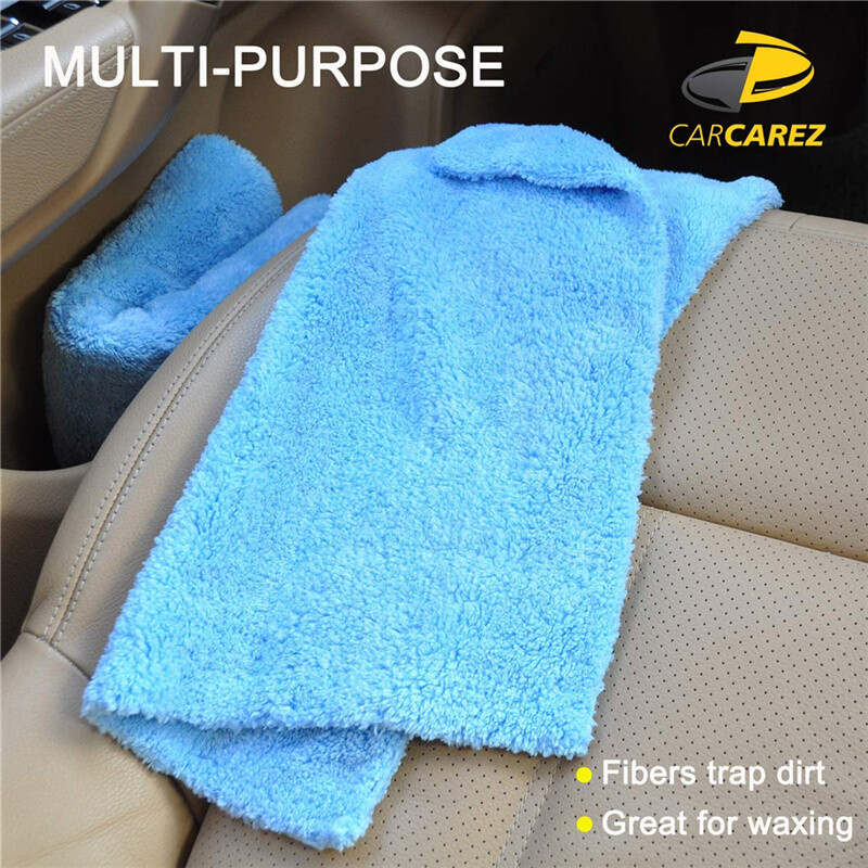 6 Pc Premium Plush Microfiber Towel Professional Car Wash Drying Cleaning 16x16" gallery