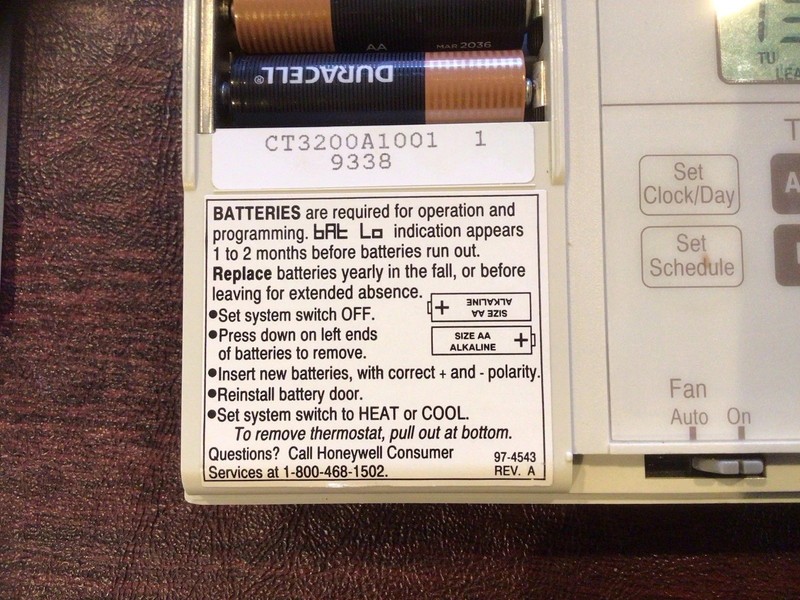 HONEYWELL Magic Stat 7 Day Programmable Heating Cooling Thermostat, preowned gallery