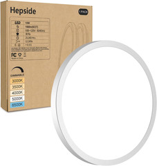LED Flush Mount Ceiling Light Dimmable 3000K 3500K 1500LM White 7Inch 15W