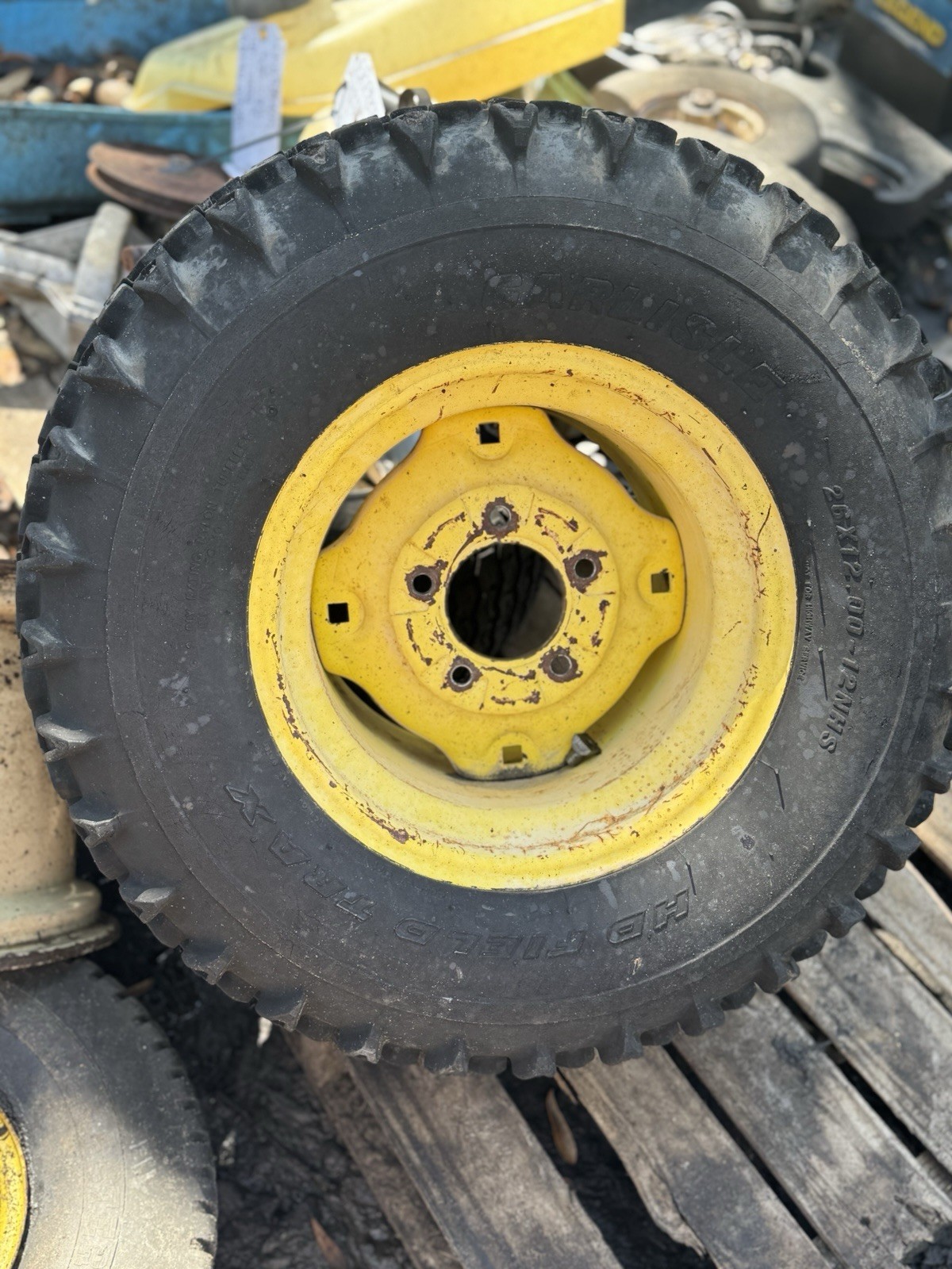 (M03) John Deere 455 Rear Tire & Rim 26x12.00-12 gallery