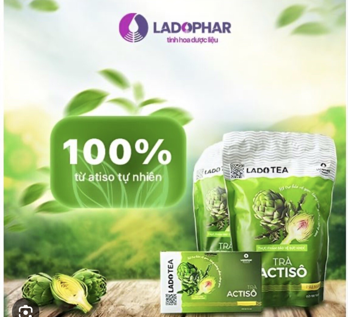 1 Packs LaDoPhar Artichoke Tea 100 Teabags 2g - #1 Artichoke Tea from Da Lat gallery