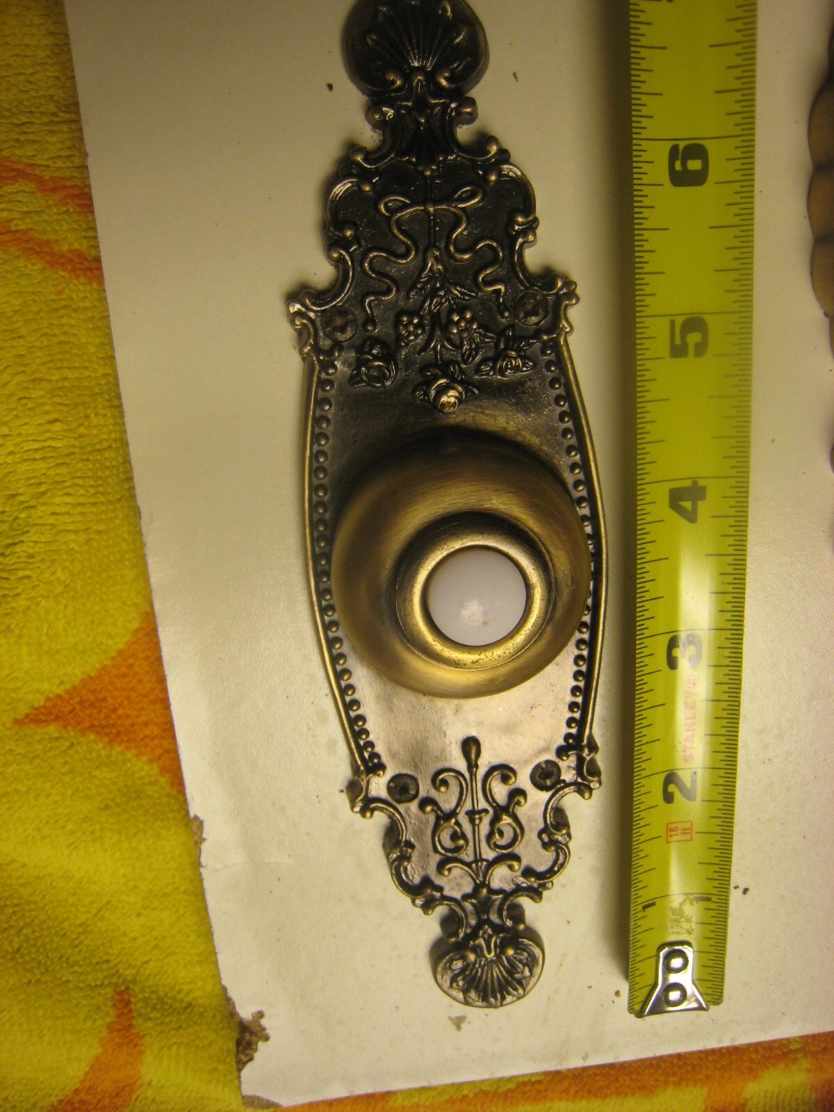 Teiber Craftmade PB3035-BB Designer Surface Mt Lighted Doorbell Push Button gallery