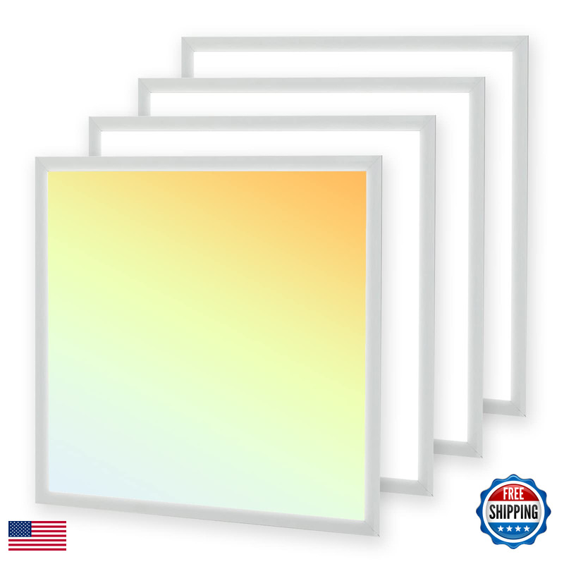 Oukeeto 2X2 Ft Led Flat Panel Light 45W 5625Lm 3000K/4000K/5000K Color gallery