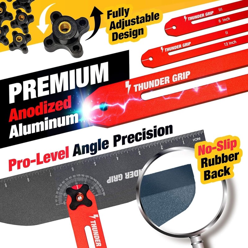 Stair Tread Template Tool – Red Adjustable Stairs Jig Tool & Measuring Tools ... gallery