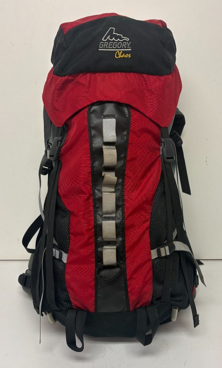 Gregory Chaos 3000 Cubic Inch Internal Frame Backpack Red Large EXCELLENT