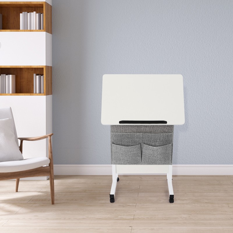 32-47in Adjustable Height Standing Desk Mobile Standing Computer Desk For Office gallery