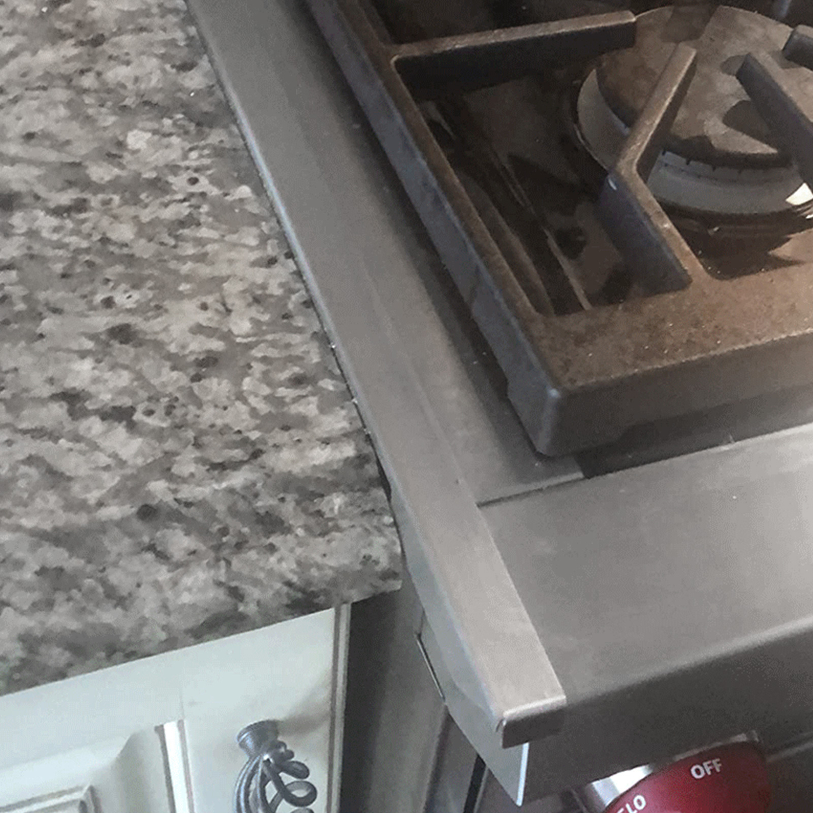 2PCS Kitchen Stove Counter Gap Cover Spill Seal Filler Stainless Steel 23/25 in gallery