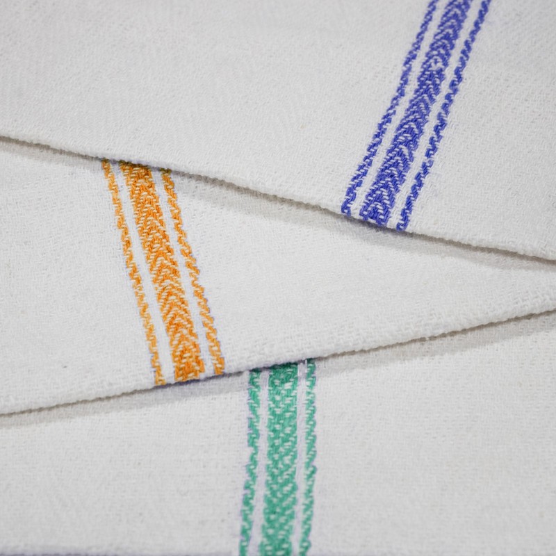 Herringbone Kitchen Towels Set – Pack of 12 – 100% Cotton, Stripe Tea Towel gallery