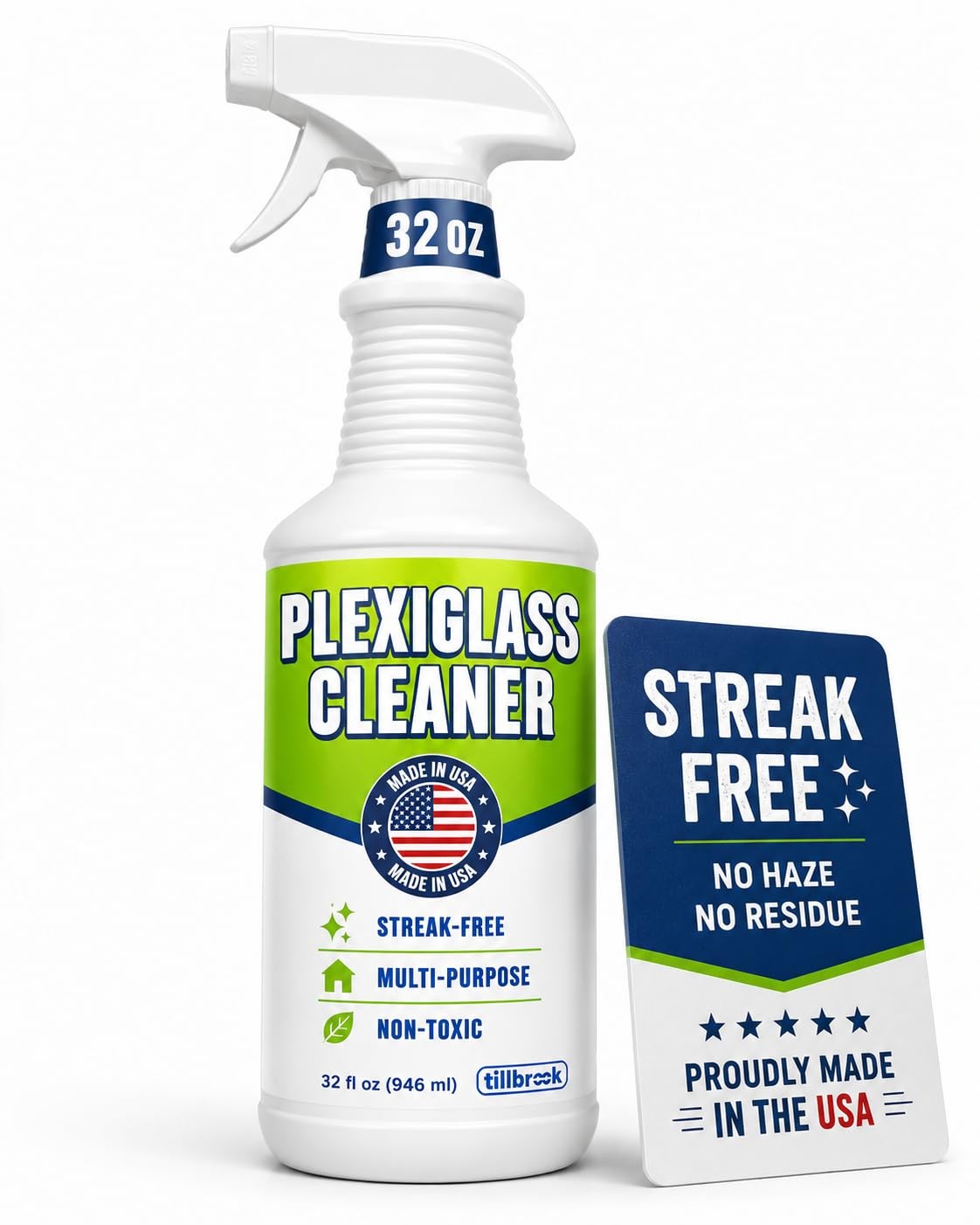 Plexiglass Cleaner - 32 oz Acrylic Cleaner for Plexi glass, Plastic, Vinyl, F... gallery